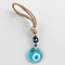 Handcrafted Evil Eye Wall Hanging Blue Glass Evil Eye Charm Protective Home Decor Pendant 6
