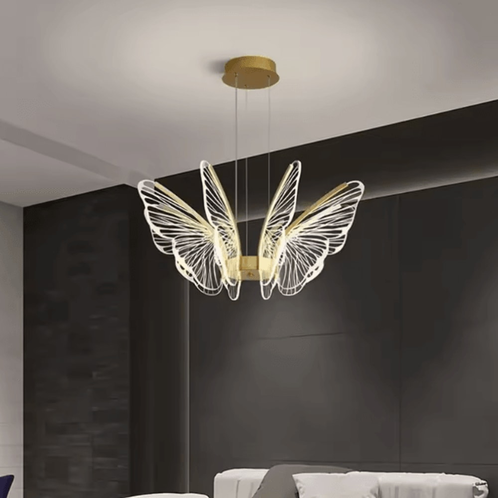 Minimalist Butterfly Chandelier Light Modern Acrylic Butterfly Pendant Light For Home 1