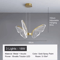 Minimalist Butterfly Chandelier Light Modern Acrylic Butterfly Pendant Light For Home 5