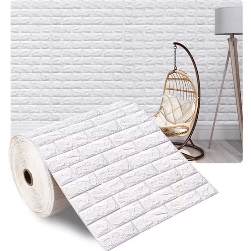 3D Foam Brick Wall Panels SelfAdhesive Peel And Stick Wall Panels Waterproof Decor 1