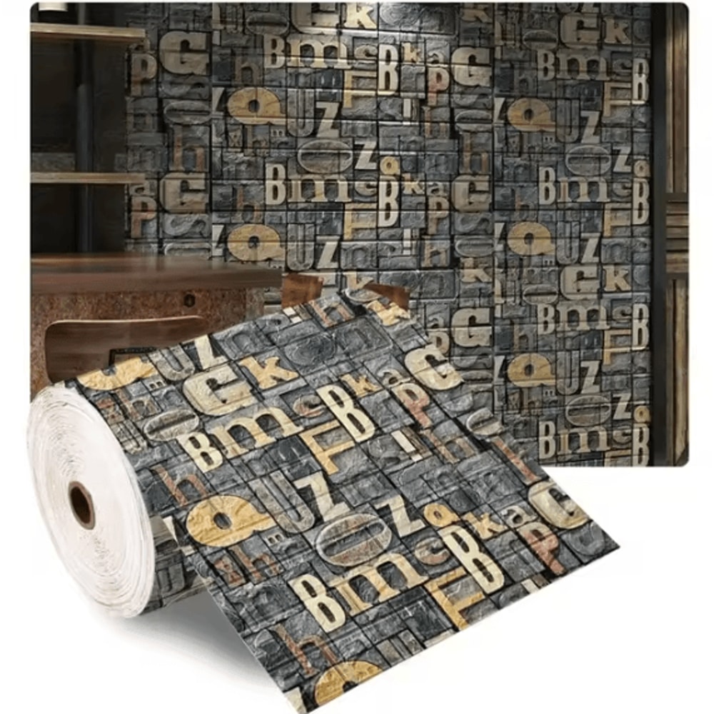 3D Foam Brick Wall Panels SelfAdhesive Peel And Stick Wall Panels Waterproof Decor 4