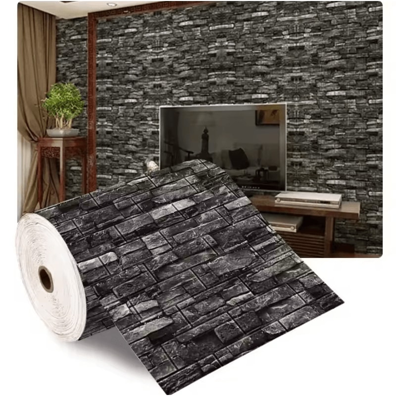 3D Foam Brick Wall Panels SelfAdhesive Peel And Stick Wall Panels Waterproof Decor 5