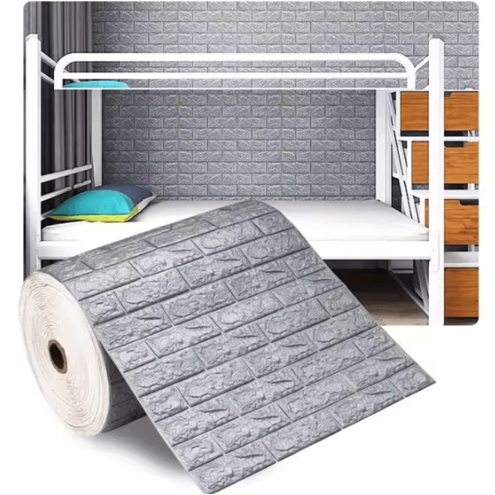 3D Foam Brick Wall Panels SelfAdhesive Peel And Stick Wall Panels Waterproof Decor 6