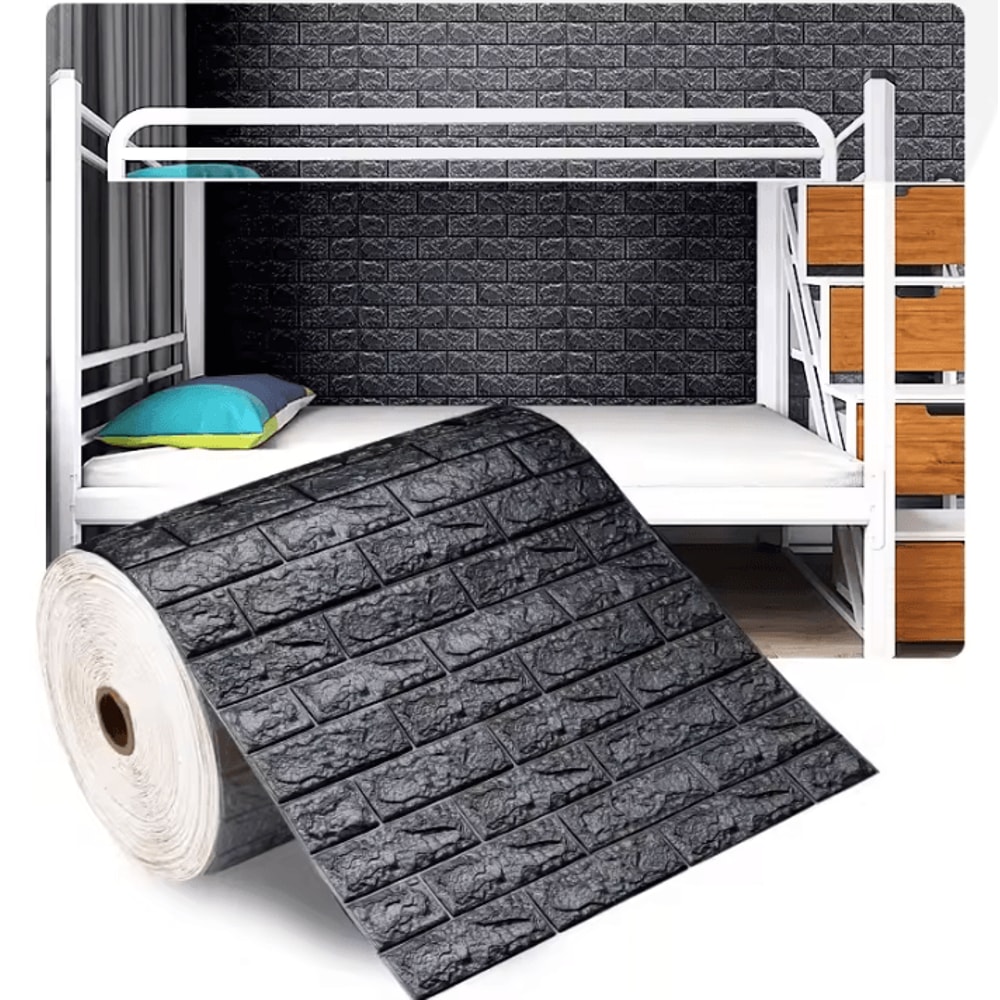 3D Foam Brick Wall Panels SelfAdhesive Peel And Stick Wall Panels Waterproof Decor 7