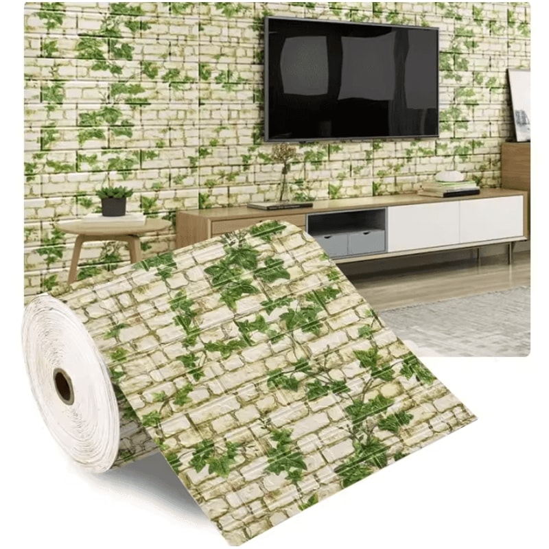 3D Foam Brick Wall Panels SelfAdhesive Peel And Stick Wall Panels Waterproof Decor 8