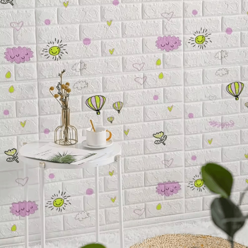 3D Foam Brick Wall Panels SelfAdhesive Peel And Stick Wall Panels Waterproof Decor 15