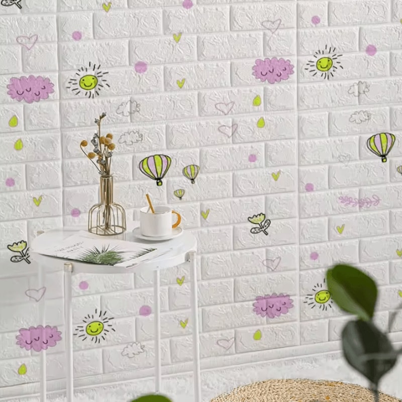 3D Foam Brick Wall Panels SelfAdhesive Peel And Stick Wall Panels Waterproof Decor 15