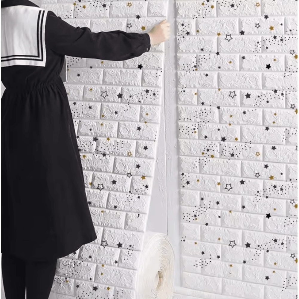 3D Foam Brick Wall Panels SelfAdhesive Peel And Stick Wall Panels Waterproof Decor 16