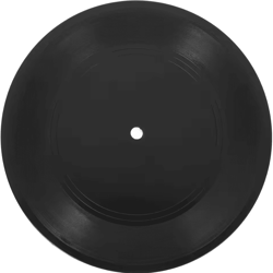 retro vinyl record wall decor set – fake vinyl disc wall hanging for music-themed spaces