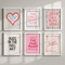 Colorful Typography Canvas Wall Art Prints Frameless Quote Wall Art Decor Modern Posters 0
