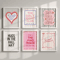 Colorful Typography Canvas Wall Art Prints Frameless Quote Wall Art Decor Modern Posters 4