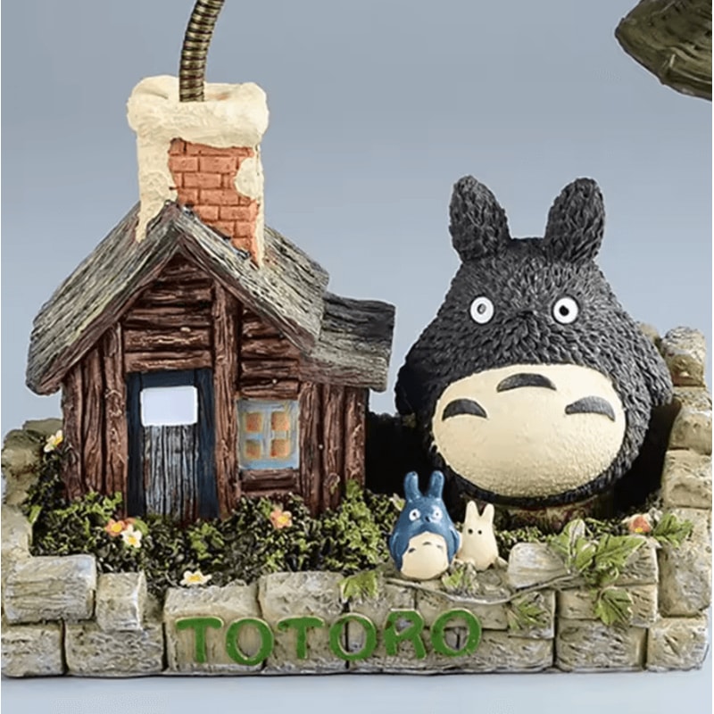 Cartoon Wooden House Night Light AnimeInspired Mini LED Desk Lamp Decor 4