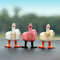 Funny Middle Finger Duck Figurine Cute Resin Duck Desk Decor With Glasses 1