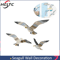 Retro Wooden Seagull Wall Decor Set Coastal Seagull Wall Hanging Ornaments 0