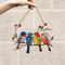 2D Acrylic Bird Window Hanging Ornament Colorful Bird Flower Suncatcher Decor 9