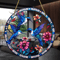 2D Acrylic Bird Window Hanging Ornament Colorful Bird Flower Suncatcher Decor 5