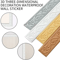 3D SelfAdhesive Wall Trim Sticker Waterproof Skirting Border Decor Strip 1
