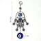 Hamsa Fatima Hand Wind Chime Decor Blue Eye Evil Eye Hanging Ornament 3