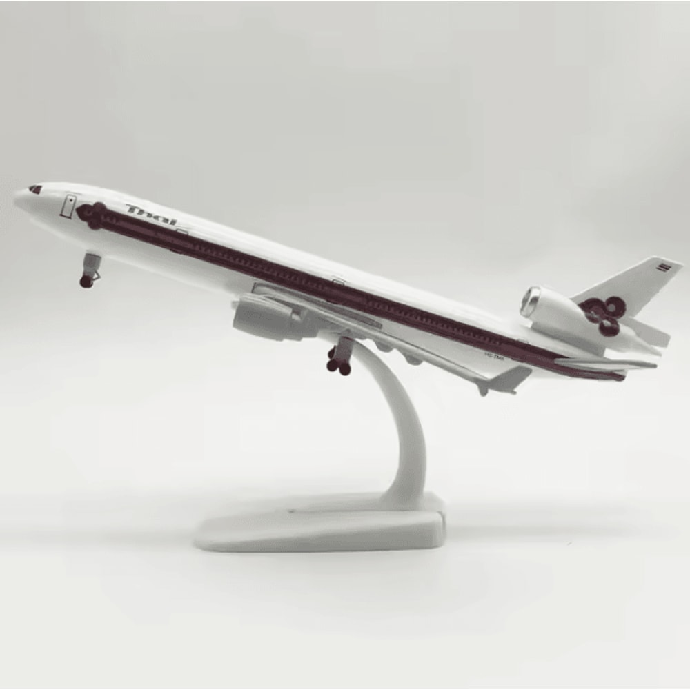 20cm MD11 Alloy Aircraft Model Plane Detailed Diecast Airplane Display Decor 3