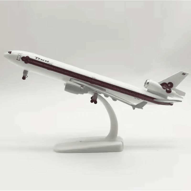 20cm MD11 Alloy Aircraft Model Plane Detailed Diecast Airplane Display Decor 3
