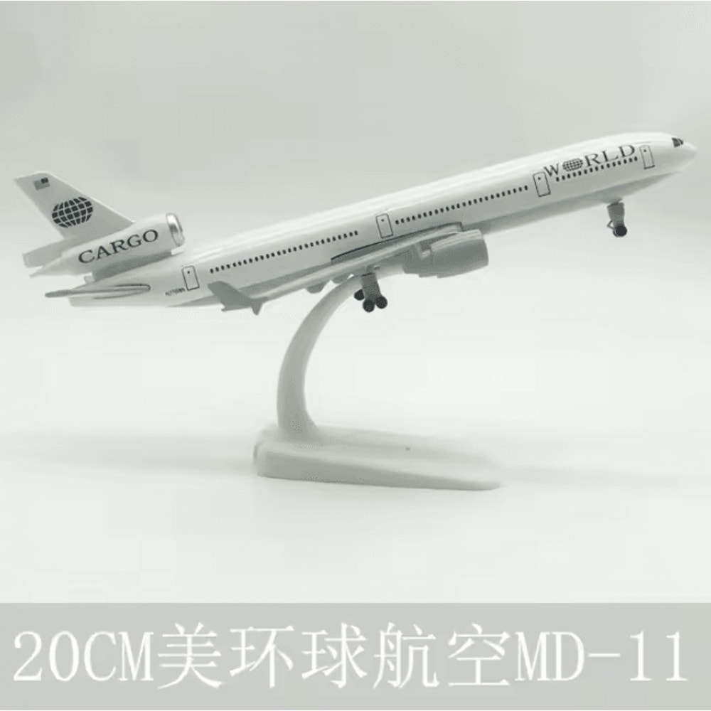 20cm MD11 Alloy Aircraft Model Plane Detailed Diecast Airplane Display Decor 4