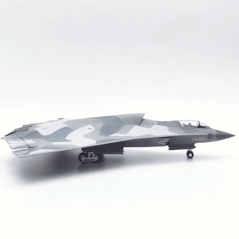 J36 Stealth Fighter 1 72 Diecast Model Airplane With Display Stand 2