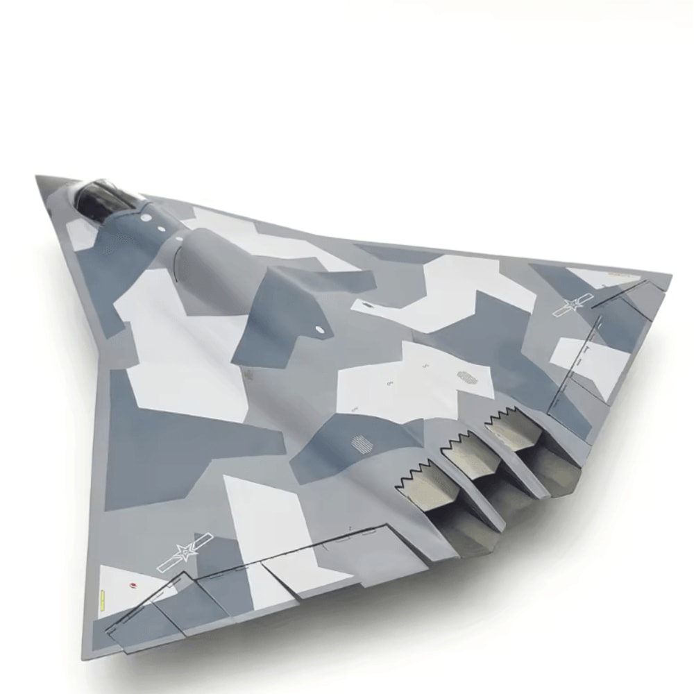 J36 Stealth Fighter 1 72 Diecast Model Airplane With Display Stand 3