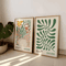 Frameless Matisse Floral Wall Art Set Boho MidCentury Modern Prints 6