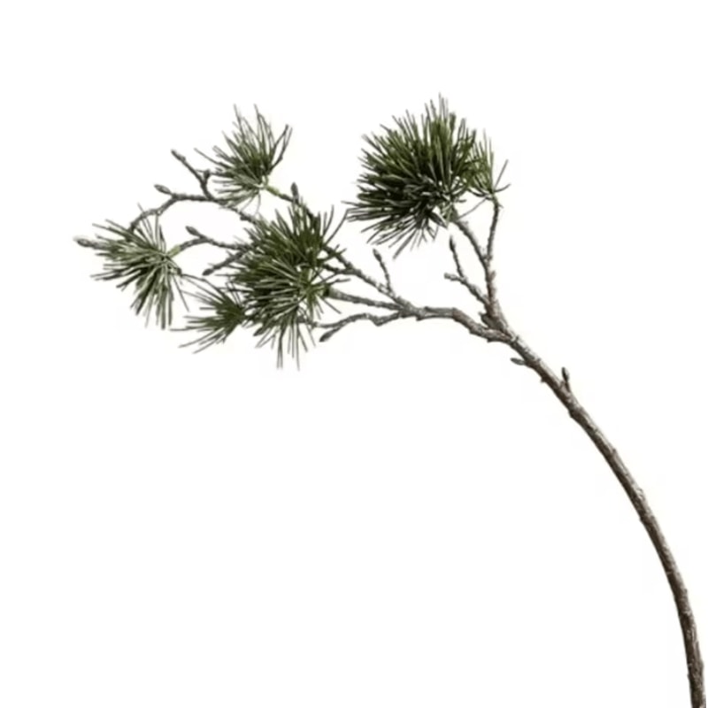 Luxury Realistic Artificial Pine Branch Elegant Evergreen Decor Stem 2