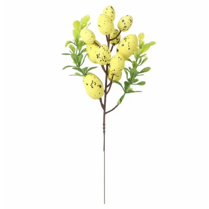 Easter Egg Tree Branch Decor Colorful Artificial Spring Arrangement Stem 3
