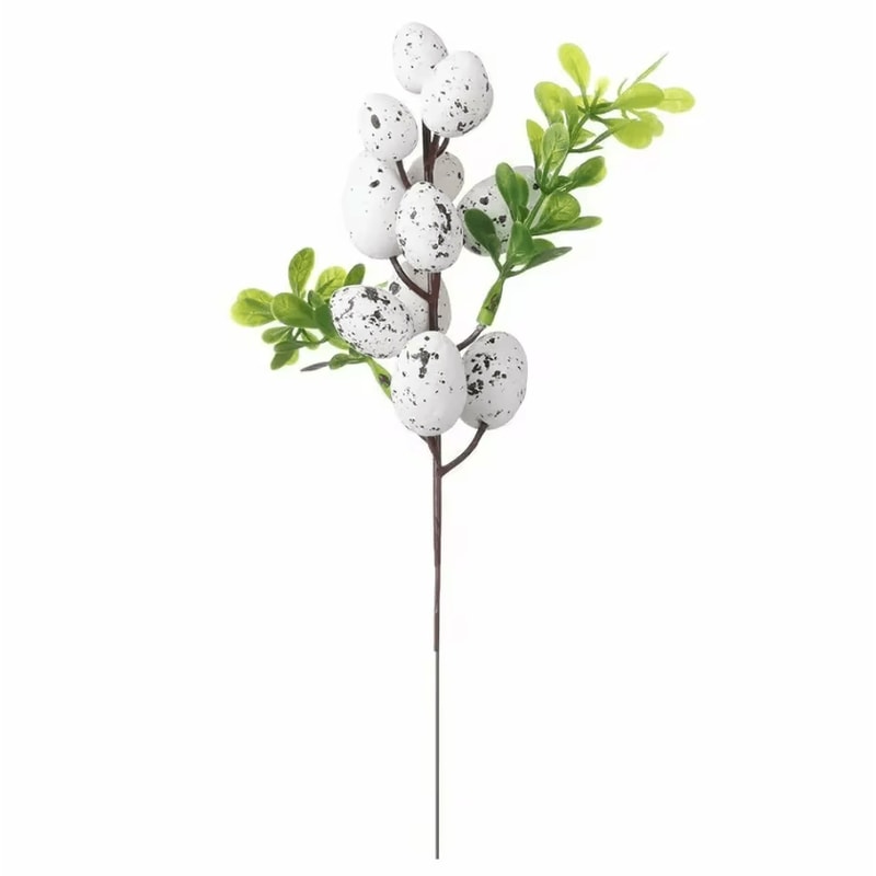 Easter Egg Tree Branch Decor Colorful Artificial Spring Arrangement Stem 4