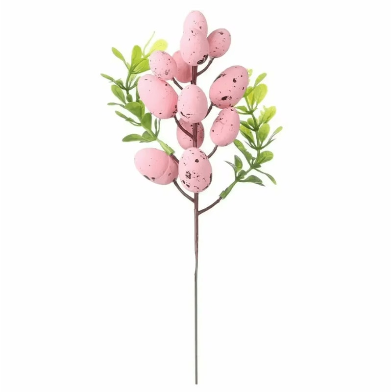 Easter Egg Tree Branch Decor Colorful Artificial Spring Arrangement Stem 6
