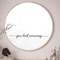 You Look Amazing Mirror Vinyl Decal Motivational Bathroom Bedroom Sticker 0