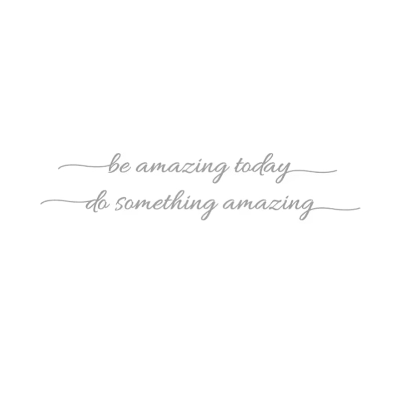 You Look Amazing Mirror Vinyl Decal Motivational Bathroom Bedroom Sticker 11