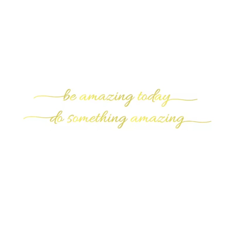 You Look Amazing Mirror Vinyl Decal Motivational Bathroom Bedroom Sticker 12
