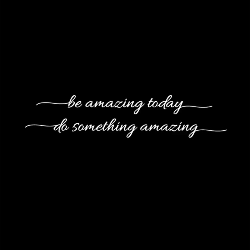 You Look Amazing Mirror Vinyl Decal Motivational Bathroom Bedroom Sticker 14