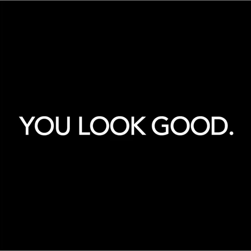 You Look Amazing Mirror Vinyl Decal Motivational Bathroom Bedroom Sticker 17