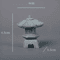Mini Zen Pagoda Lantern Light Sandstone Bonsai Garden Decor 2