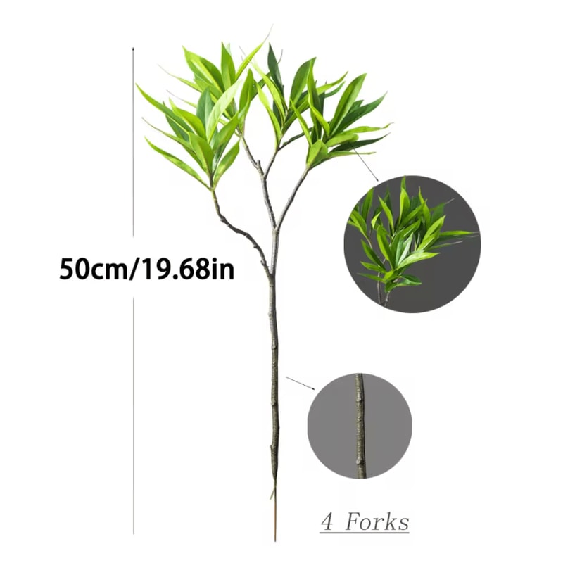 Large Artificial Palm Tree Realistic Tropical Plant For Home Garden Events 4