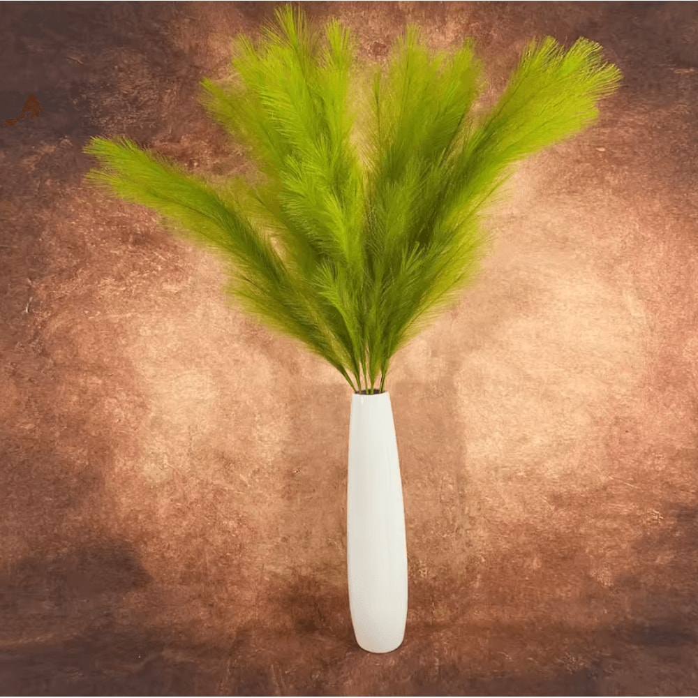 Luxury Faux Pampas Grass Decor 47Tall Fluffy Boho Stems For Elegant Home Styling 17