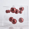 Modern Geometric Metal Ball Sculpture In Acrylic Display Box Minimalist Desktop Art Decor 7