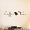 Coffee Wall Art Vinyl Decal Stylish CafeInspired Sticker For Kitchen Office Decor 2