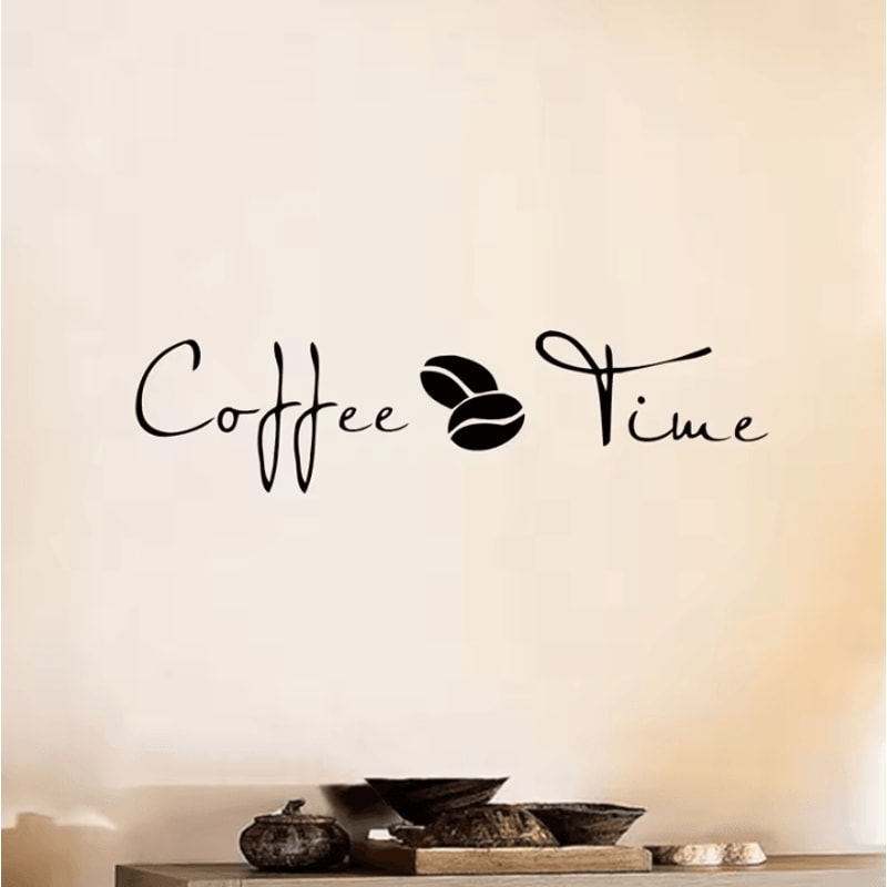 Coffee Wall Art Vinyl Decal Stylish CafeInspired Sticker For Kitchen Office Decor 2