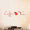 Coffee Wall Art Vinyl Decal Stylish CafeInspired Sticker For Kitchen Office Decor 3