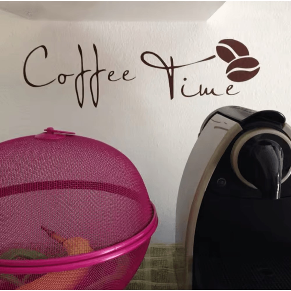 Coffee Wall Art Vinyl Decal Stylish CafeInspired Sticker For Kitchen Office Decor 4