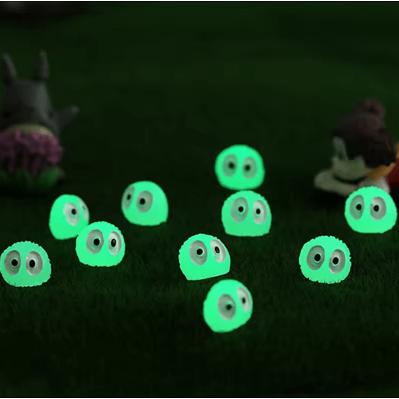 GlowintheDark Dust Elf Miniatures 10pcs Kawaii Micro Landscape Decor Set 2