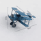 Vintage Wrought Iron Airplane Model Retro Metal Desk Decor Collectible Ornament 4