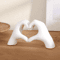 HeartShaped Love Table Sculpture Aesthetic Romantic Decor For Shelves Living Spaces 3