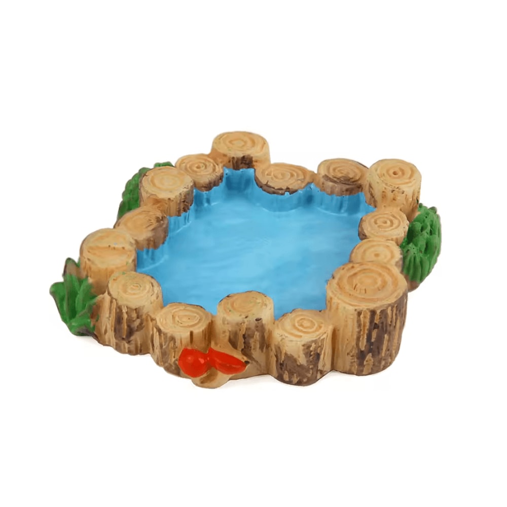 Mini Fairy Garden Landscape Set Lighthouse Bridge Cottage DIY Decor Kit 11