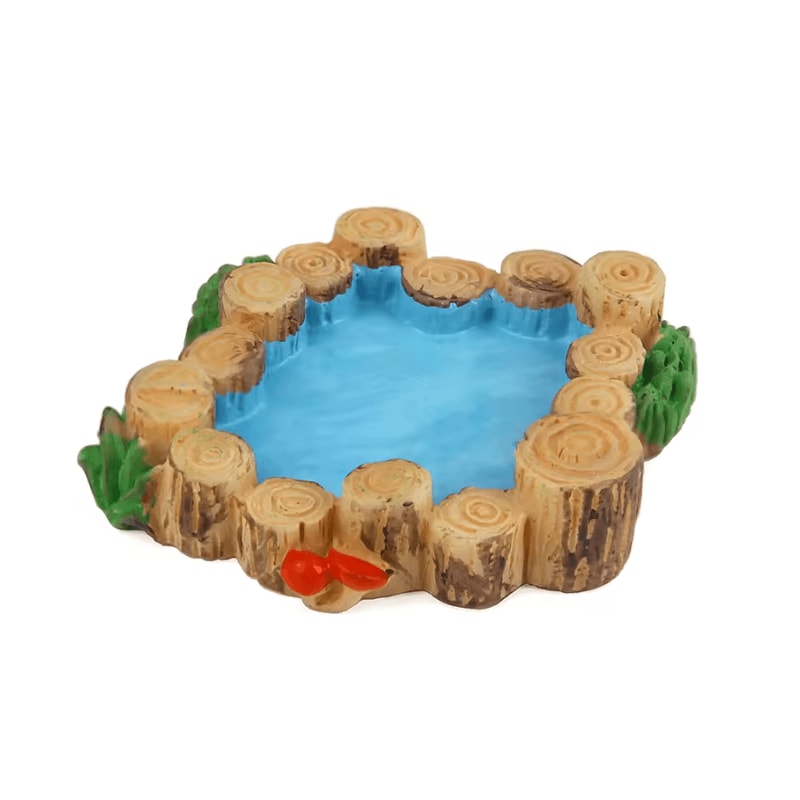 Mini Fairy Garden Landscape Set Lighthouse Bridge Cottage DIY Decor Kit 11